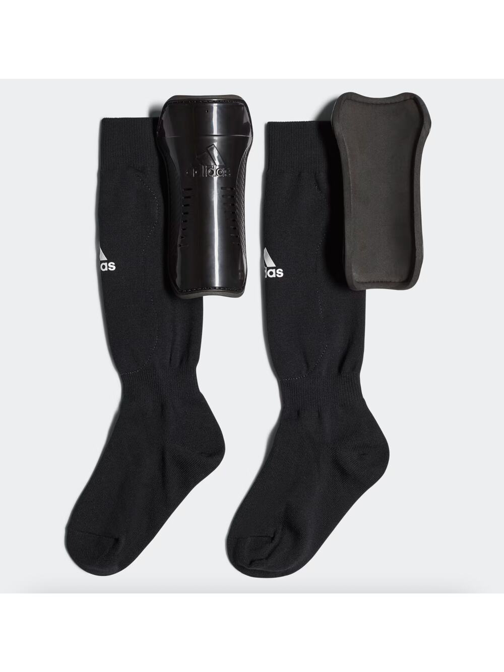 adidas Football Youth Sock Guard Black White AH7764 Size S NWT